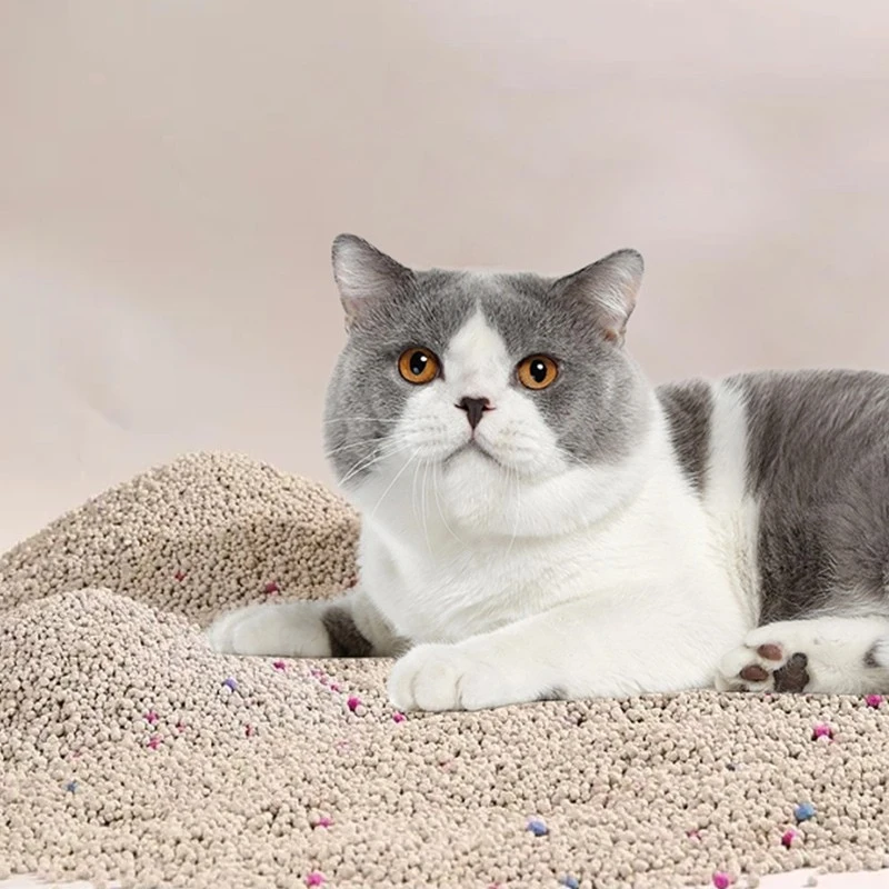 Rose Bentonite clumping cat litter