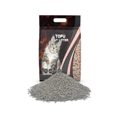 Black Volcanic Mud Column Tofu Cat Litter