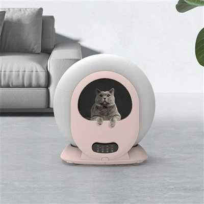 Robot Litter Box in Button Type